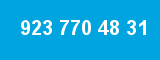 923 770 48 31 923 770 48 31